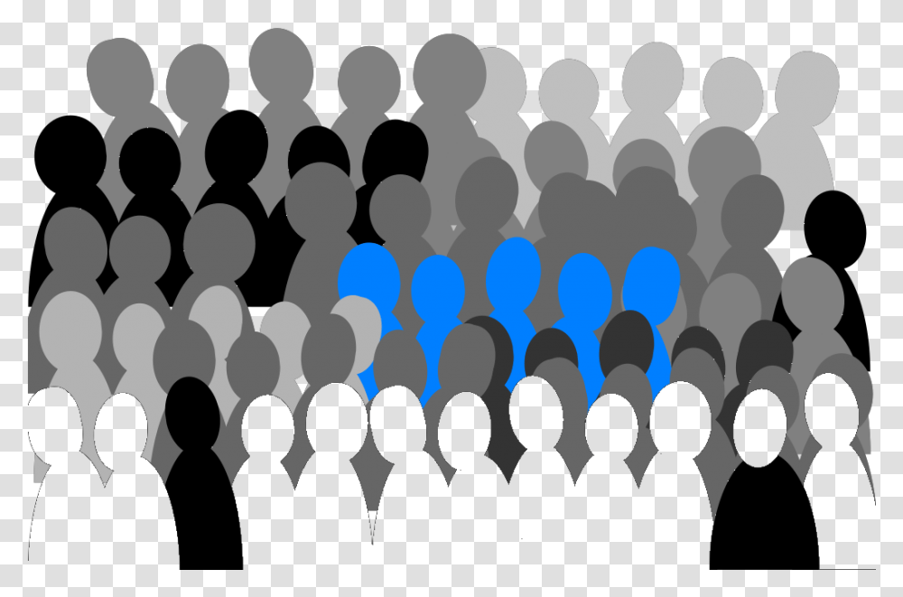 Crowd Svg Clip Art For Web People Clipart Background, Audience, Person, Human, Speech Transparent Png