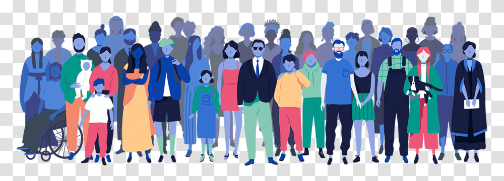 Crowds, People, Person, Family, Pants Transparent Png