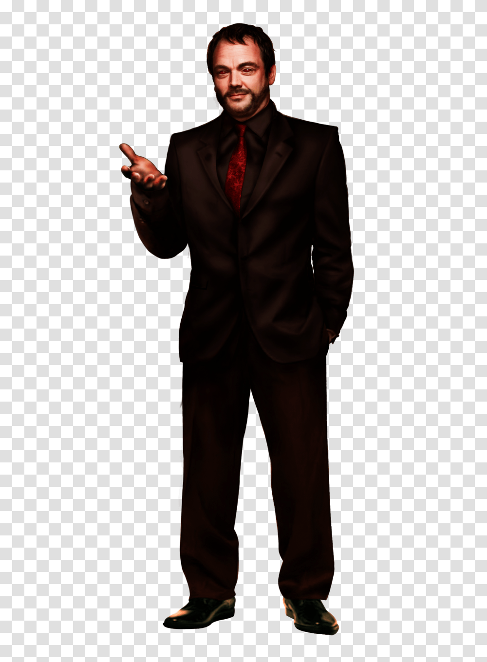 Crowley Full, Suit, Overcoat, Tie Transparent Png