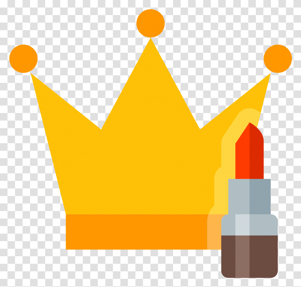 Crown And Lipstick Icon Free Download And Vector Tiktok Crown, Accessories, Accessory, Jewelry Transparent Png