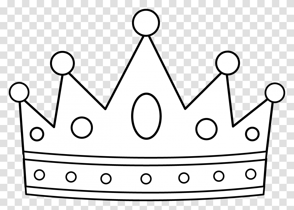 Crown Black And Wh Clipart White King Crown Coloring, Accessories, Accessory, Jewelry, Lawn Mower Transparent Png