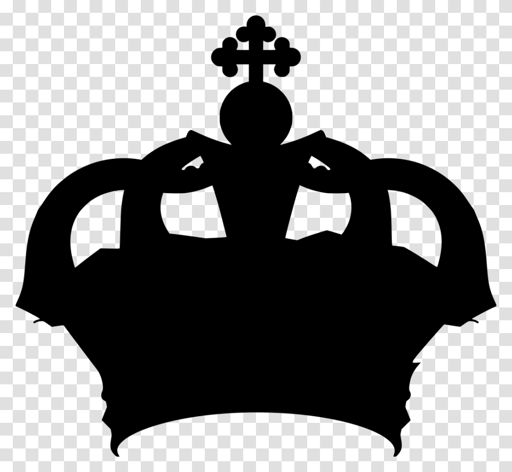 Crown Black And White, Gray, World Of Warcraft Transparent Png