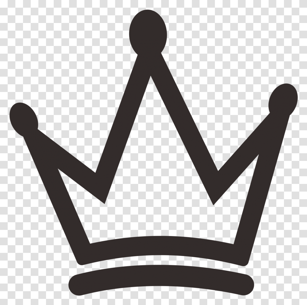 Crown Black And White, Lamp, Stencil Transparent Png