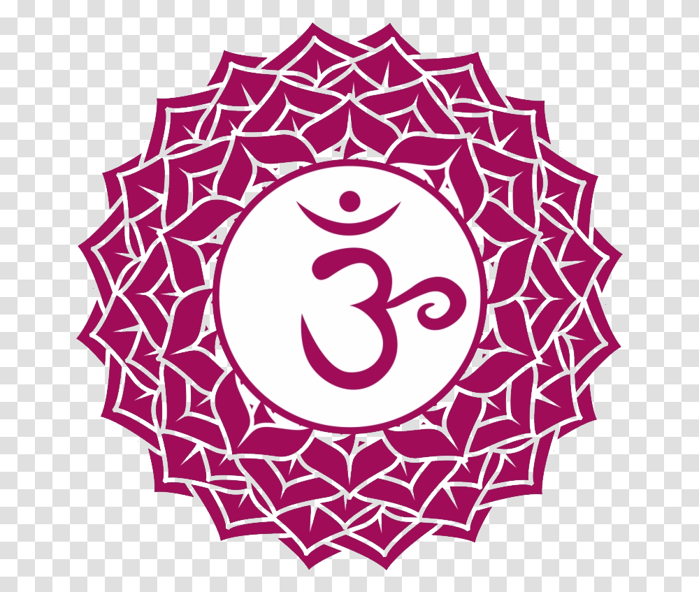 Crown Chakra Sahasrara Chakra Symbol, Number, Text, Purple Transparent Png