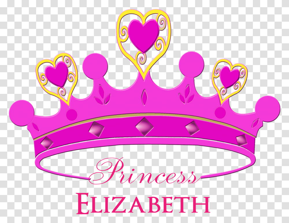 Crown Clip Art Girly Princess Crown In Pink Color Princess Crown In Pink Color, Accessories, Accessory, Jewelry Transparent Png
