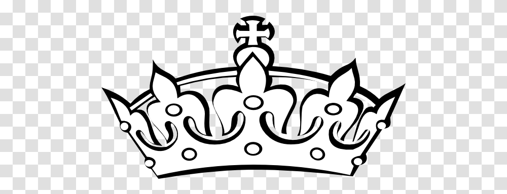 Crown Clipart Black And White Crown Black And White, Accessories, Accessory, Jewelry, Tiara Transparent Png