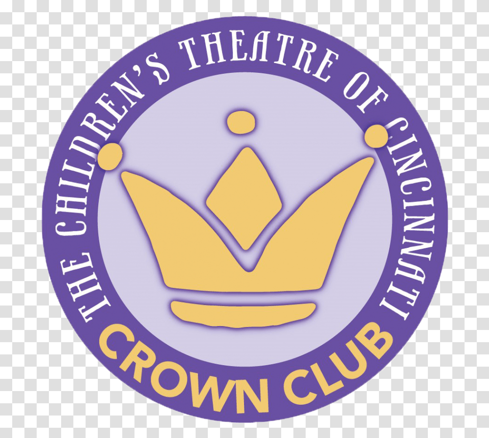 Crown Club - The Children's Theatre Of Cincinnati Working In Partnership With Parents, Logo, Symbol, Trademark, Label Transparent Png