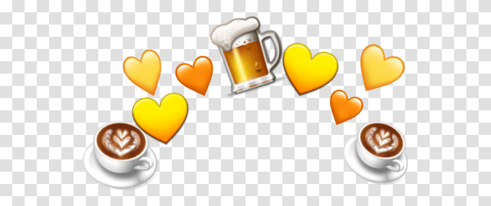 Crown Coffee Emoji Five Beer Vinatge Crown Emoji Food, Glass, Alcohol, Beverage, Drink Transparent Png