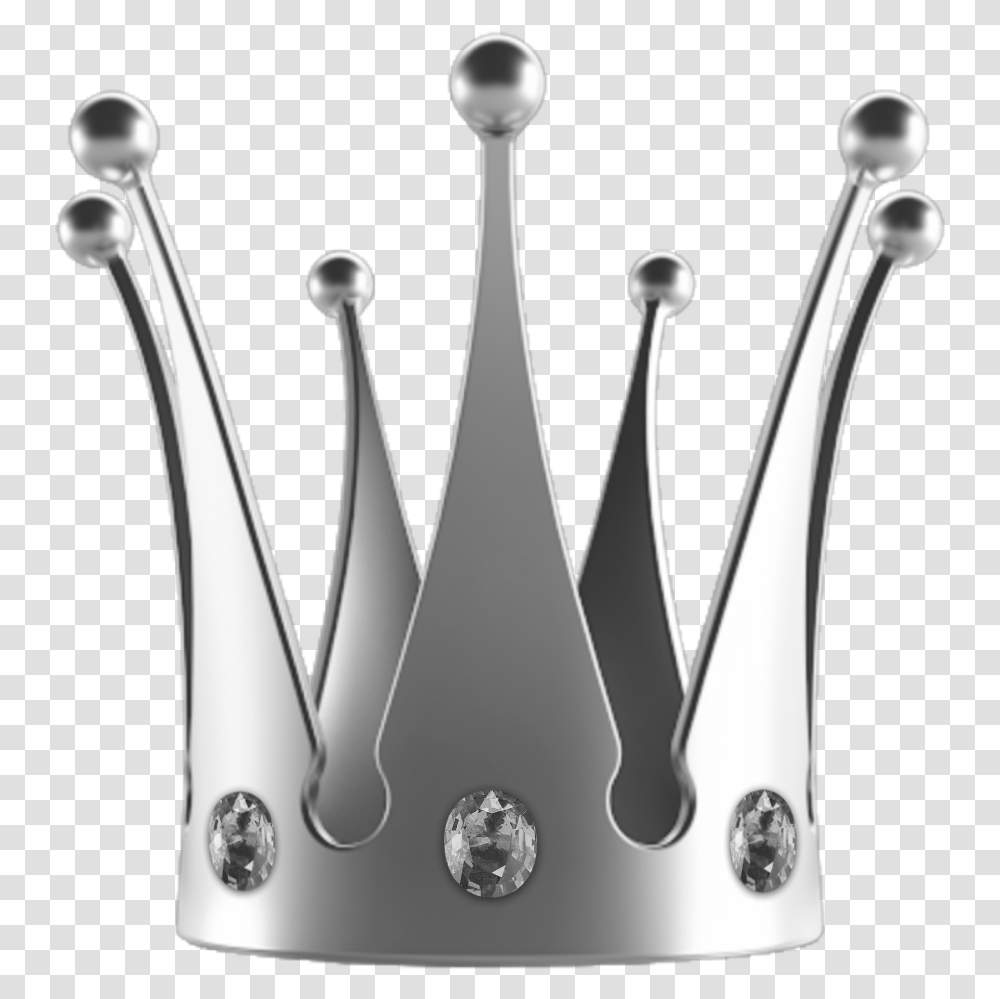 Crown Corona Silver Plateado Plateada Diamonds Hd Gold Crown, Accessories, Accessory, Jewelry, Sink Faucet Transparent Png