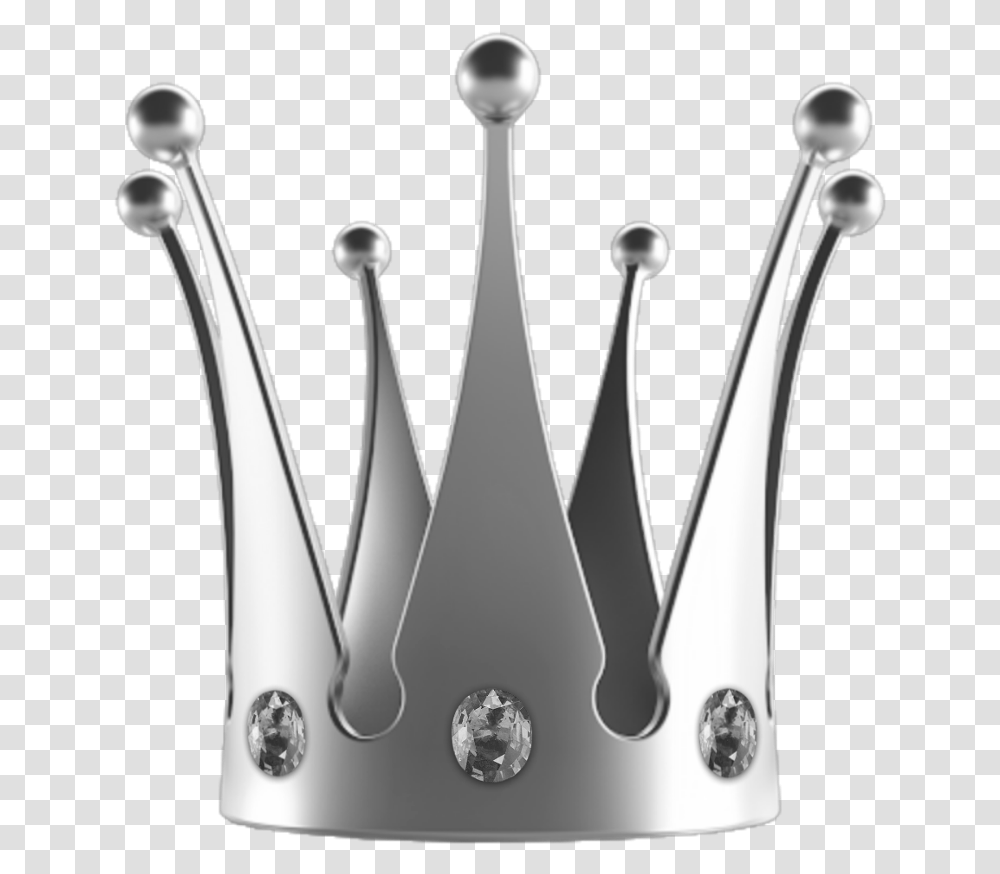 Crown Corona Silver Plateado Plateada Diamonds, Jewelry, Accessories, Accessory, Sink Faucet Transparent Png