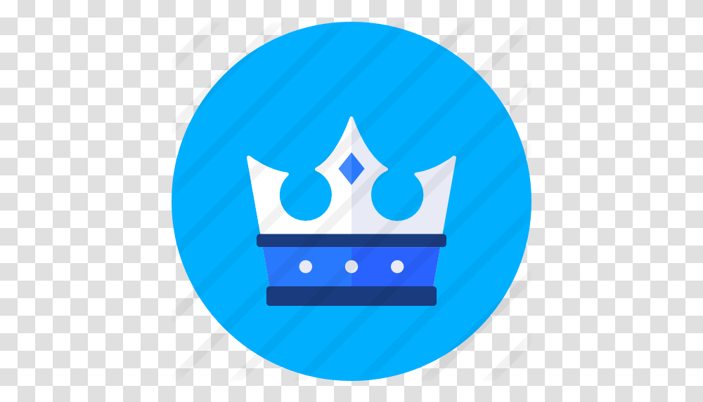 Crown Crown In Blue Circle, Accessories, Balloon, Clothing, Jewelry Transparent Png