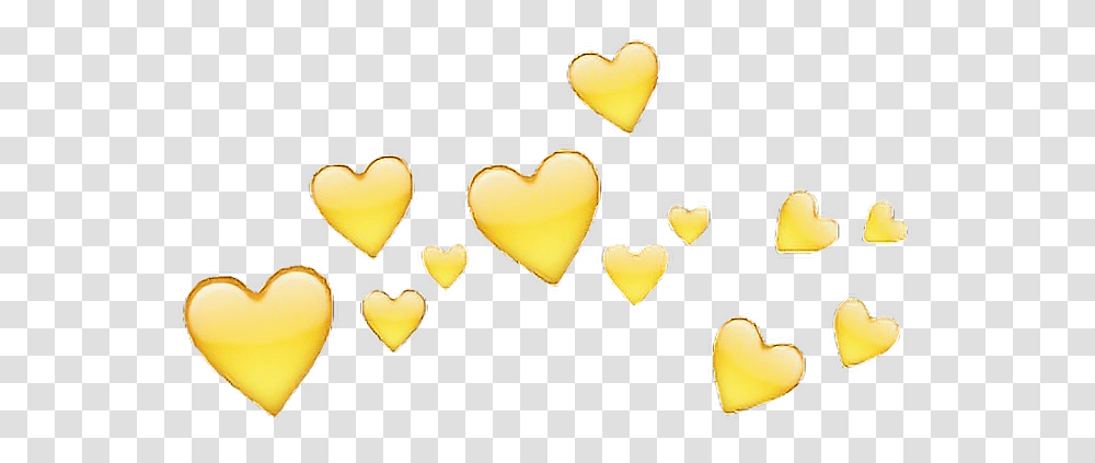 Crown Crownhearts Yellowheart Yellow Amarillo Anthony Saunders Yellow Hearts, Sweets, Food, Confectionery, Plectrum Transparent Png