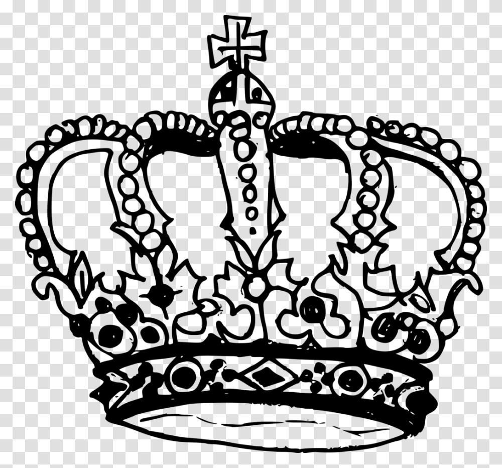 Crown Drawing, Gray, World Of Warcraft Transparent Png