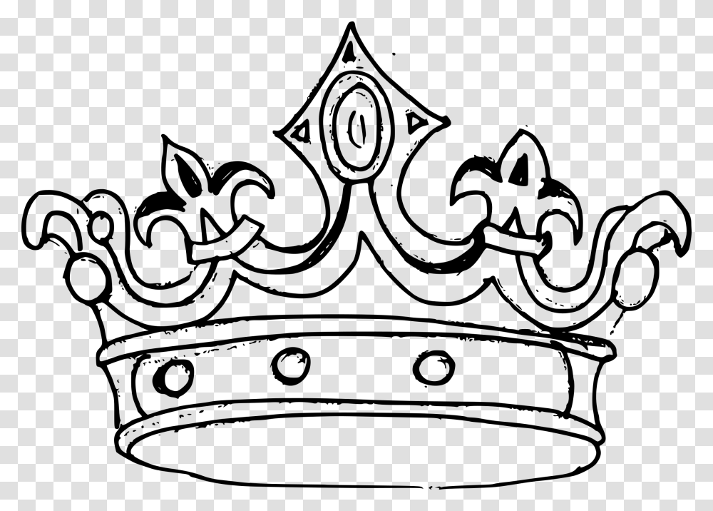 Crown Drawing White Crown, Gray, World Of Warcraft Transparent Png