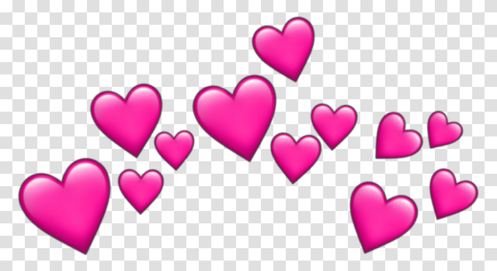 Crown Dudahmt Tumblr Heart Emoji Rosa Green Heart Crown, Cushion, Light, Pillow, Purple Transparent Png