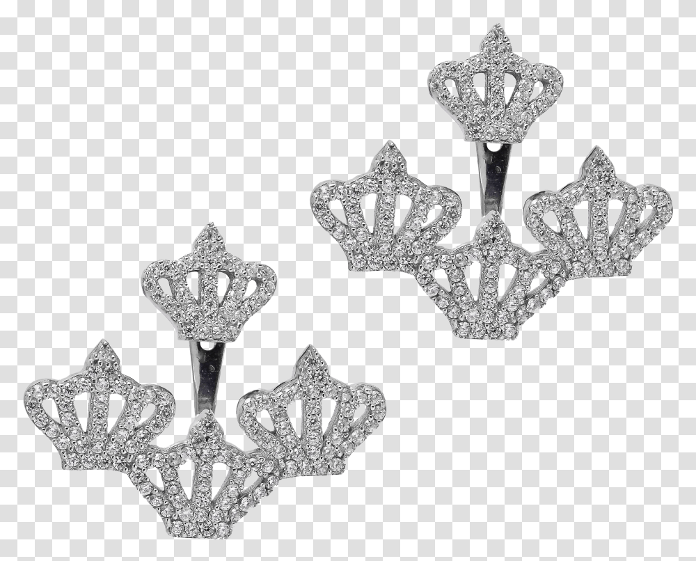 Crown Earcuff Earrings Tiara, Cross, Accessories, Accessory Transparent Png