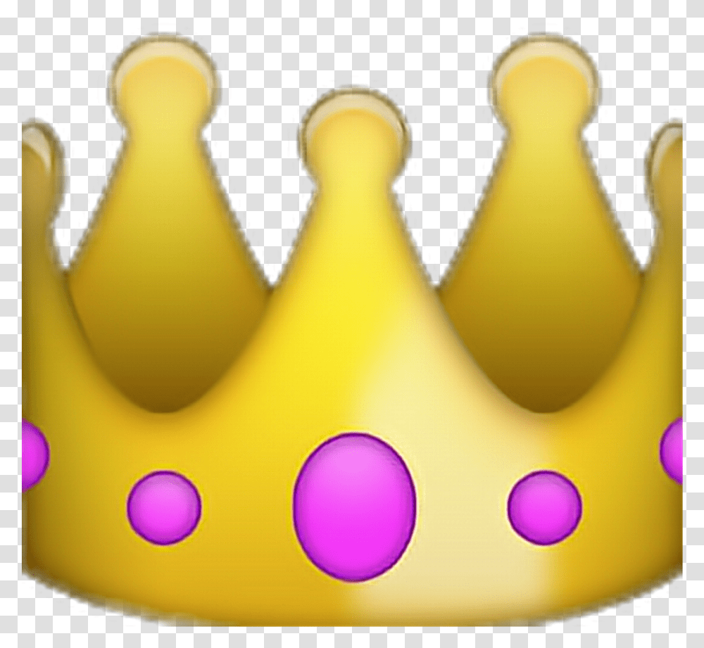 Crown Emoji Crown Emoji Background, Banana, Fruit, Plant, Food Transparent Png