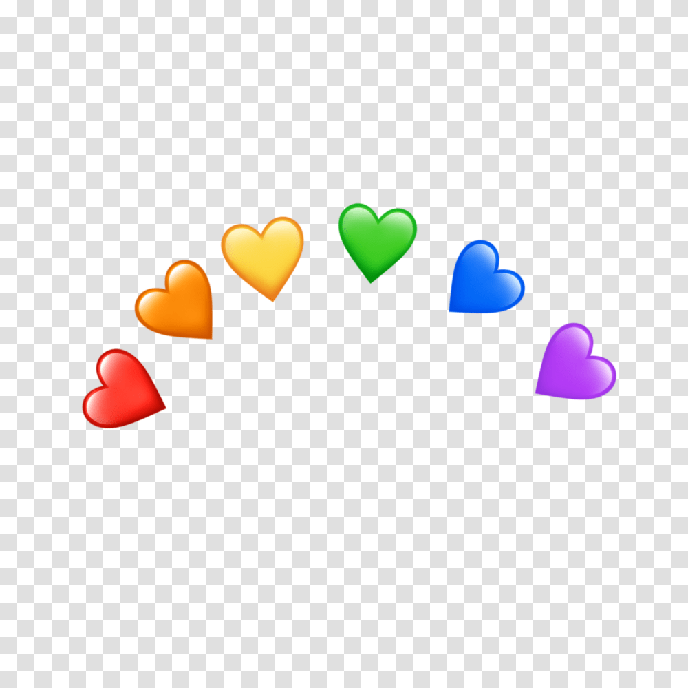Crown Emoji Emojis Heart Hearts, Petal, Flower, Plant, Blossom Transparent Png