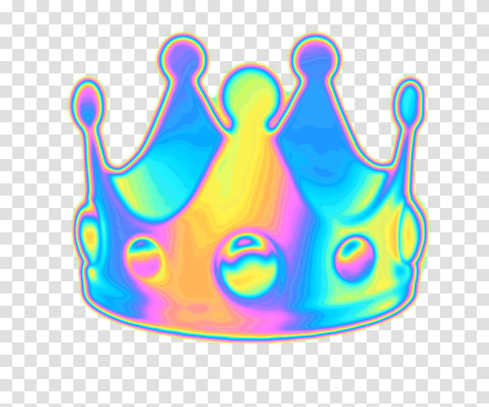 Crown Emoji Holographic Freetoedit, Photography Transparent Png