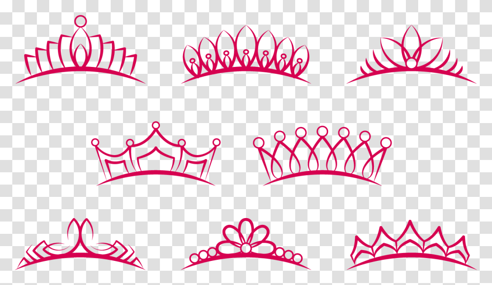 Crown Euclidean Vector Tiara Princess Background Princess Crown, Accessories, Accessory, Jewelry Transparent Png