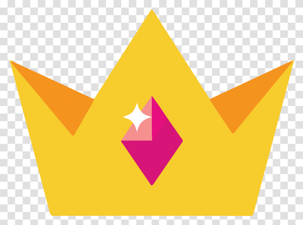 Crown Flat Design Download Emblem, Apparel, Triangle Transparent Png