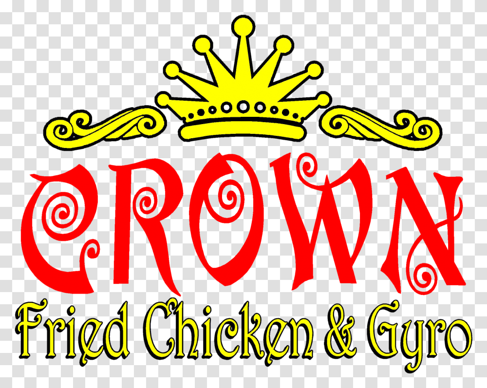 Crown Fried Chicken Flyers, Alphabet, Number Transparent Png