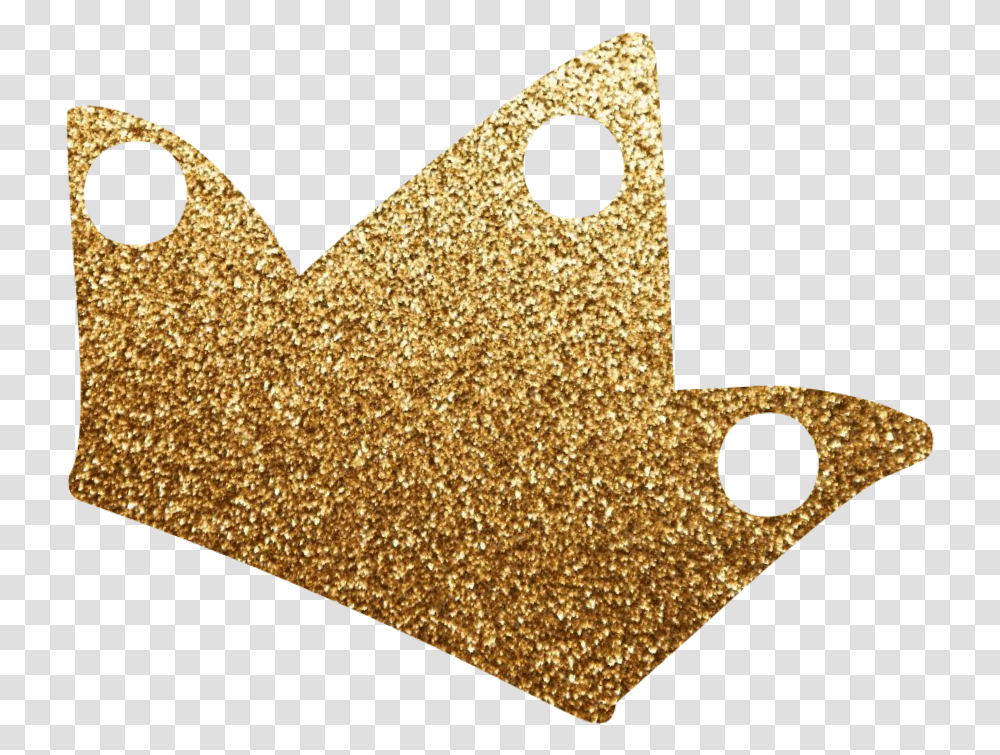 Crown Goldcrown Gold Glitter Glittergold Brass, Rug, Light Transparent Png