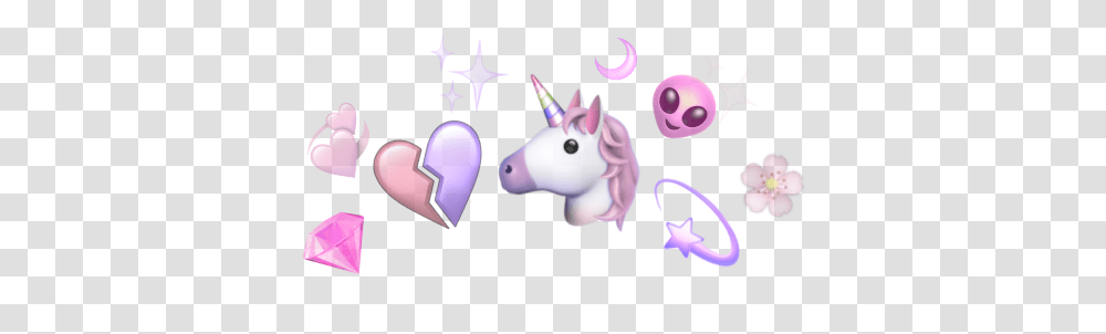 Crown Halo Unicorn Alien Pink Pinkalien Pinkunicorn Heart, Piggy Bank, Animal, Mammal, Figurine Transparent Png