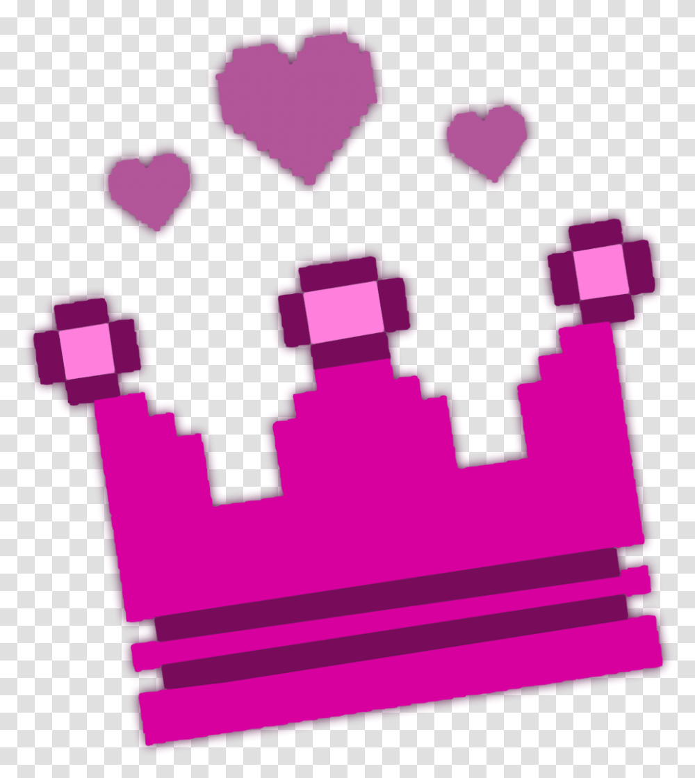 Crown Hat Pink Pixel Princess Prince Queen King, Accessories, Jewelry, Alphabet Transparent Png