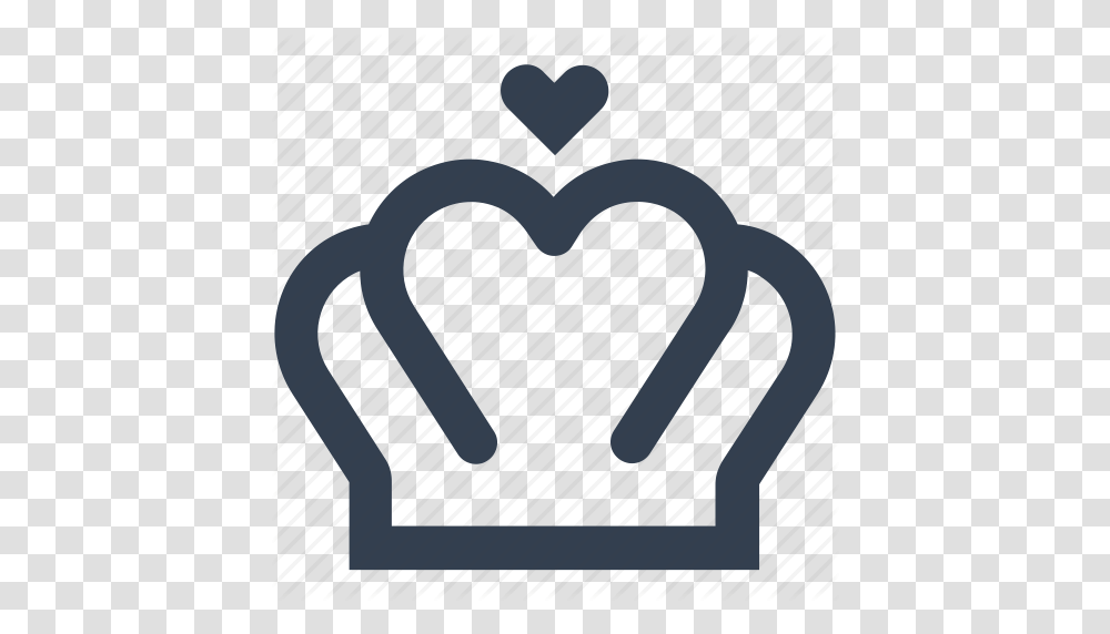 Crown Headwear Heart King Love Prince Royal Icon, Apparel Transparent Png