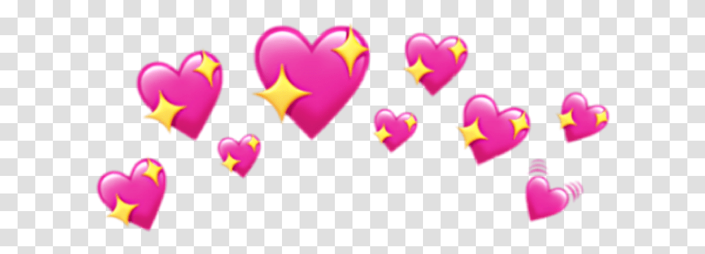 Crown Heartcrown Uwu Overlay Hearts Emoji, Light, Graphics Transparent Png