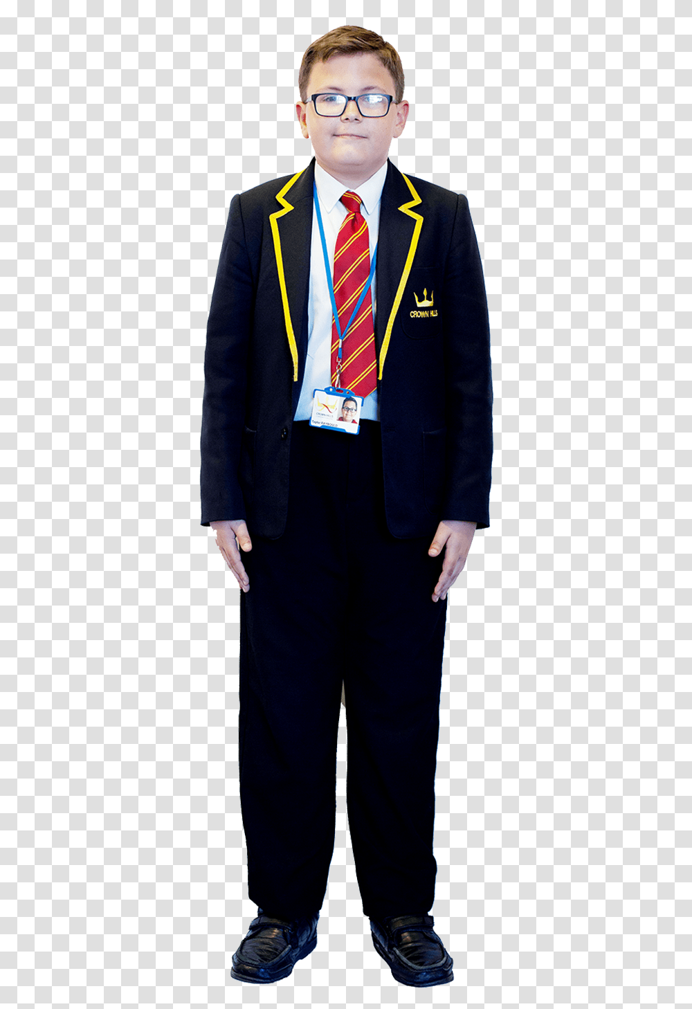 Crown Hills Community College Uniform, Tie, Accessories, Person Transparent Png