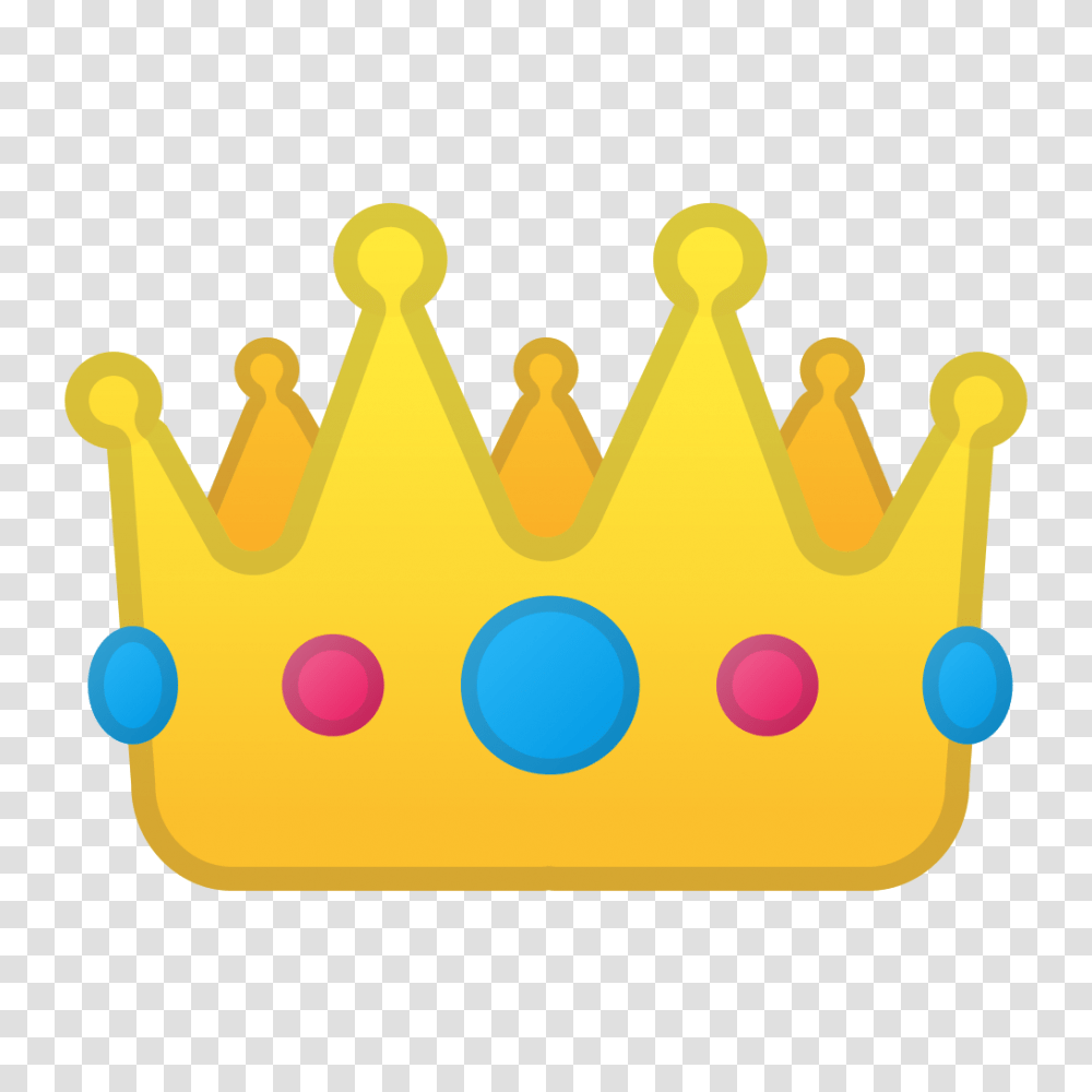 Crown Icon Noto Emoji Clothing Objects Iconset Google, Accessories, Accessory, Jewelry, Birthday Cake Transparent Png