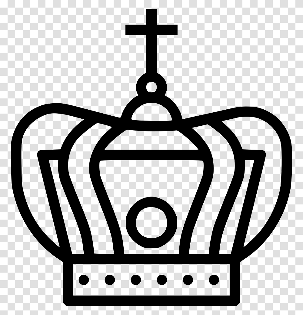 Crown Jesus Christ Holy King God Icon Free Download, Cross, Lawn Mower, Tool Transparent Png