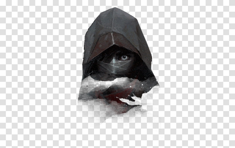 Crown Killer Dishonored Wiki Origami, Clothing, Apparel, Halo, Person Transparent Png