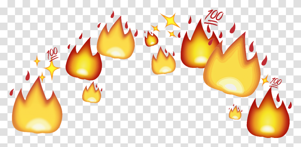 Crown Memezasf Fire Heartcrown Heart Fire Emoji Crown, Chandelier, Lamp, Diwali, Flame Transparent Png