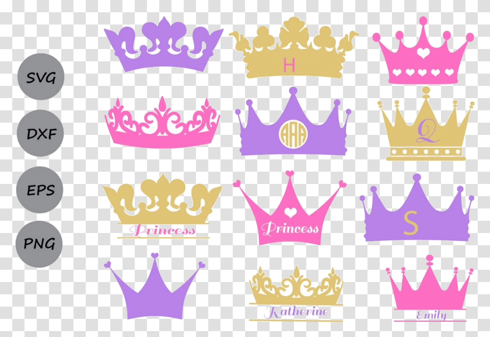 Crown Monogram Princess Crowns Clipart Simple Princess Crown Clipart, Accessories, Accessory, Jewelry, Poster Transparent Png