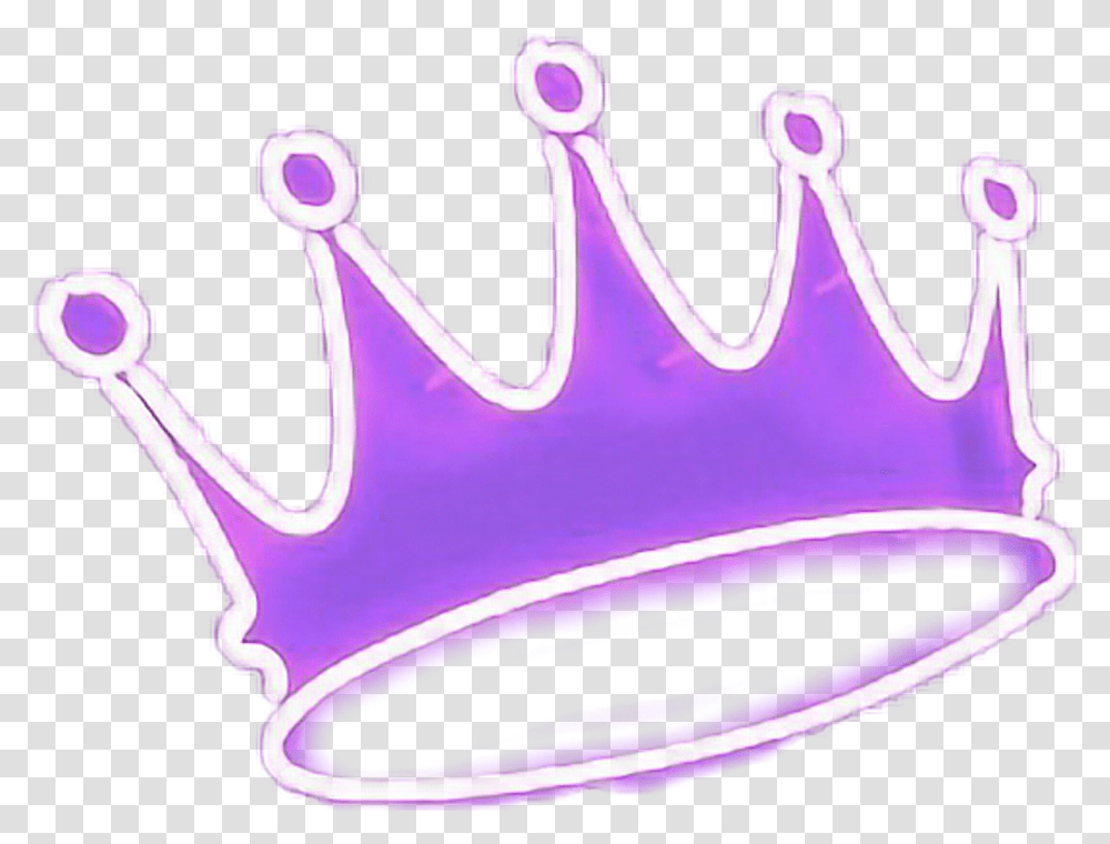 Crown Neon Purple King Queen Sexy Re Prince Princess Neon Crown, Accessories, Accessory, Jewelry, Tiara Transparent Png