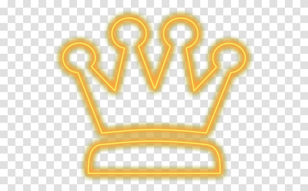 Crown Neonlight Luminous Neon Lighting King Crown For Picsart, Toy, Word, Symbol, Text Transparent Png