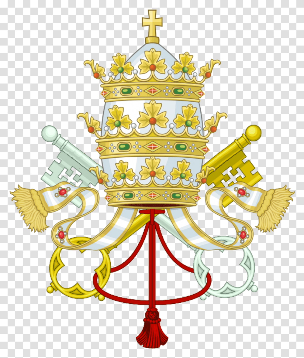 Crown Of Pope Heraldry, Porcelain, Pottery Transparent Png
