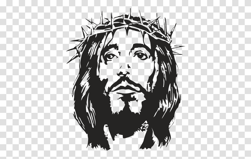 Crown Of Thorns Christianity Christian Cross Holy Face Szablony Jezusa W Drewnie Do Wycinania, Statue, Sculpture, Ornament Transparent Png