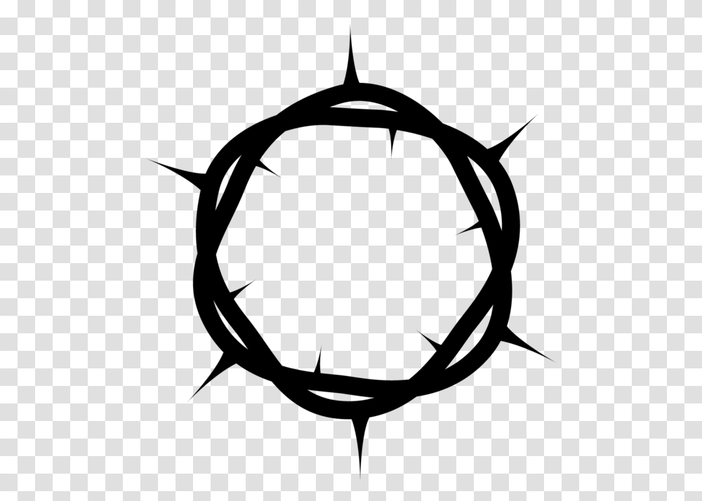 Crown Of Thorns Christianity Thorns Spines And Prickles Crown Of Thorns, Gray, World Of Warcraft Transparent Png