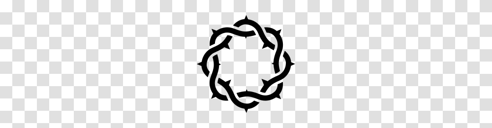 Crown Of Thorns Icon Church Branding Tattoos, Quake Transparent Png