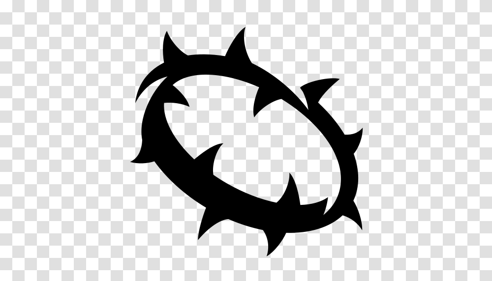 Crown Of Thorns Icon Free Of Game Icons, Gray, World Of Warcraft Transparent Png