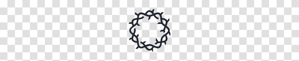 Crown Of Thorns Icon From Lyra Collection Icon Alone, Gate, Fence, Grille Transparent Png