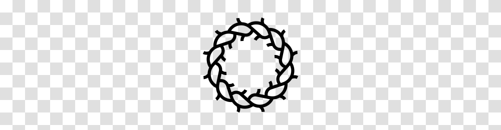 Crown Of Thorns Icons Noun Project, Gray, World Of Warcraft Transparent Png