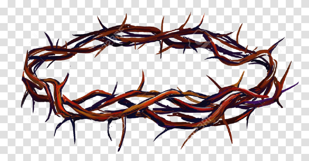 Crown Of Thorns Image With Background, Text, Graphics, Art, Plot Transparent Png