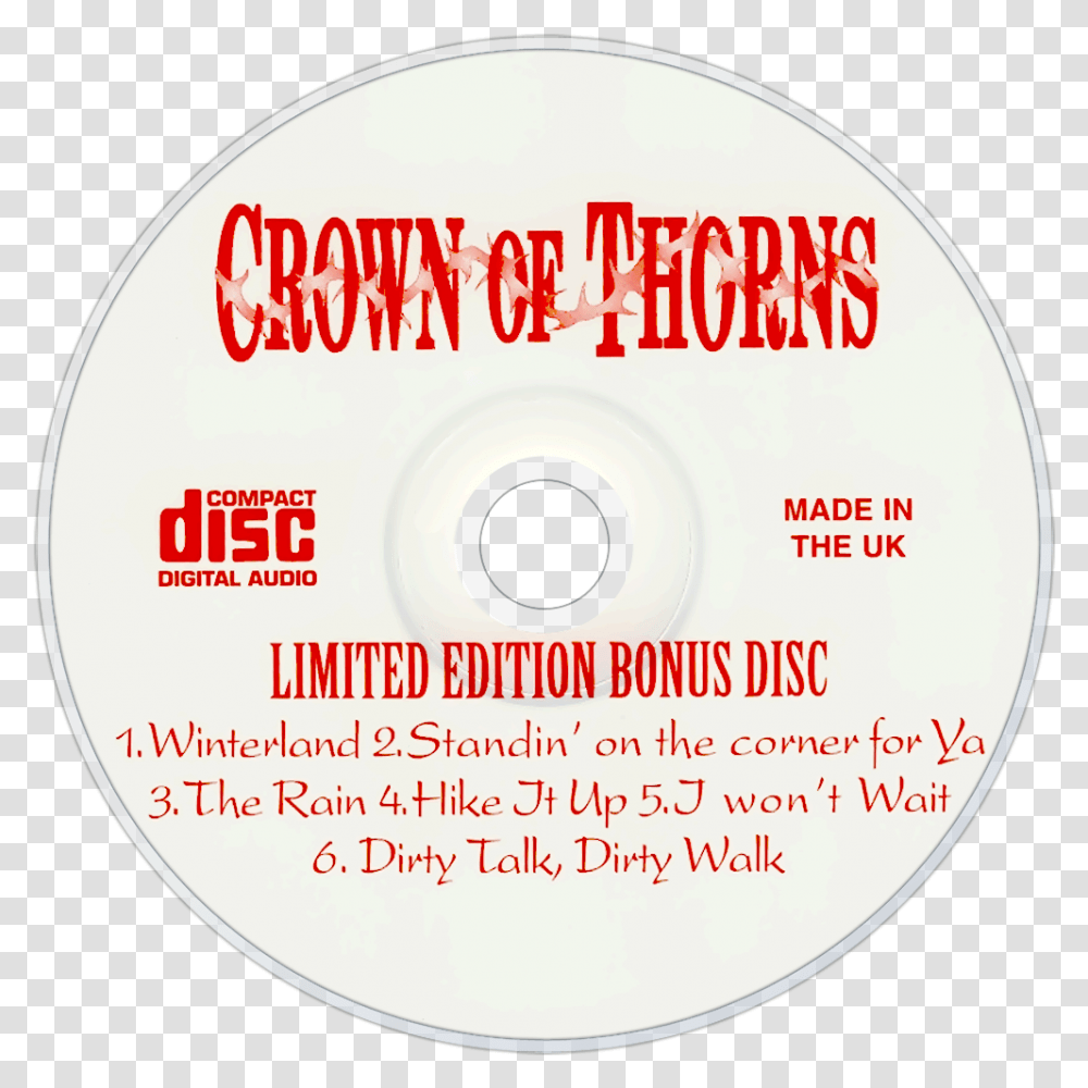 Crown Of Thorns Music Fanart Fanarttv Cd, Disk, Dvd Transparent Png