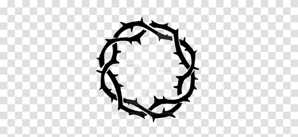 Crown Of Thorns, Number, Cross Transparent Png