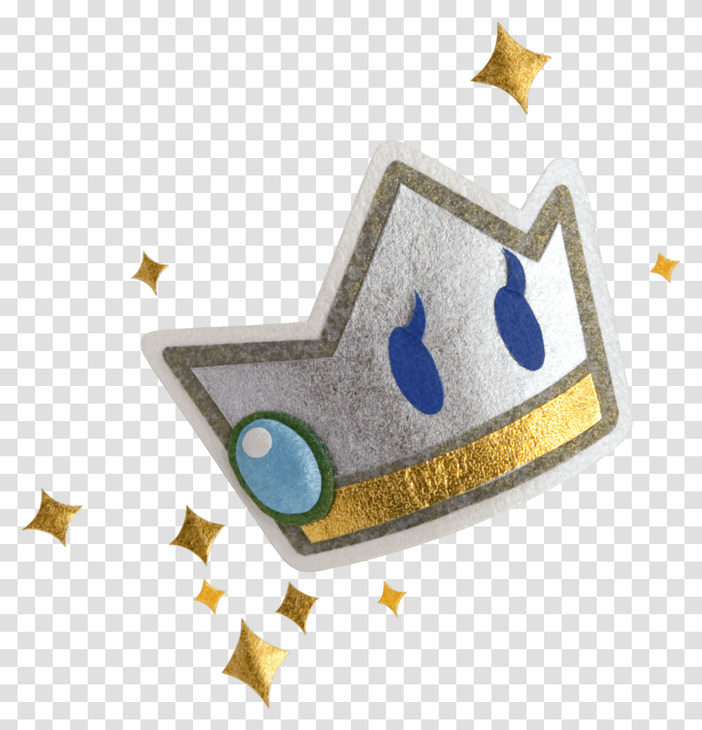 Crown Paper Mario Sticker Star Characters, Clothing, Cross, Symbol, Hat Transparent Png